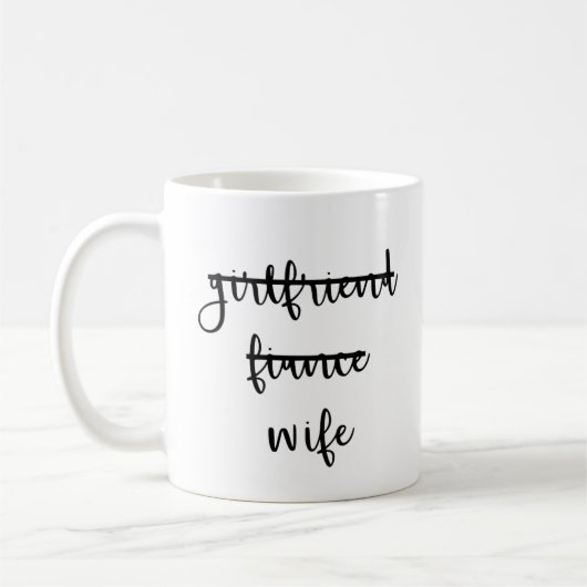 Une amie, Fiancée, Mug Café Femme (Gauche)