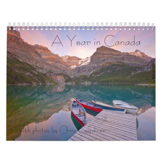 Une année au Canada calendrier de 12 mois (Protection)
