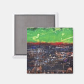 "Une année dans le pays" Magnet d'art Abstrait (Recto/Verso)