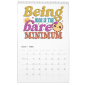 Une année de motivations colorées Calendrier (Mar 2026)