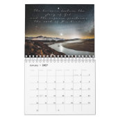 Une année de psaumes Bible Verse Calendrier (Jan 2027)