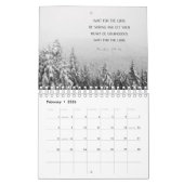 Une année de psaumes Bible Verse Calendrier (Feb 2026)