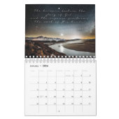 Une année de psaumes Bible Verse Calendrier (Jan 2026)