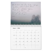 Une année de psaumes Bible Verse Calendrier (Mar 2026)