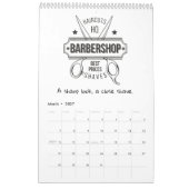 Une année d'inspiration barbier Calendrier (Mar 2027)