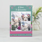 Une année pour se souvenir de l'hiver 3 Cartes de (Debout devant)