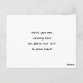 Une année Sober sobriété anniversaire carte d'anni (Dos)