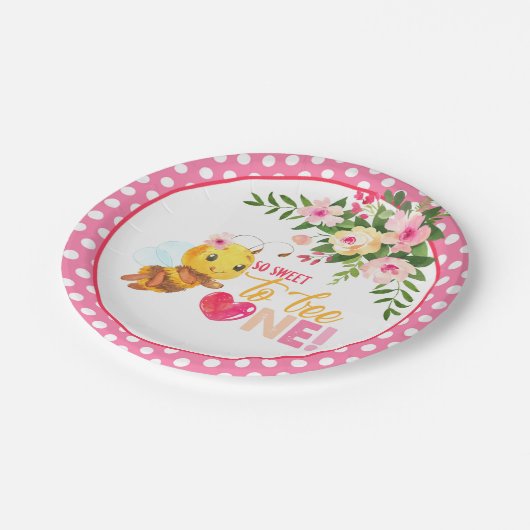 Une assiette d'anniversaire si douce (Angle)