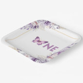 Une assiette de fête Papillon Sucré (Angulaire)
