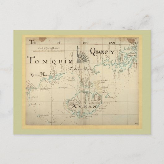 Une Authentique Carte Pirate De 1690 (Devant)