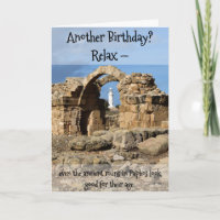 Une autre année? Carte avec ruines antiques de Pa