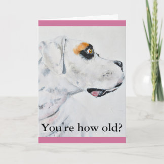 Une autre année plus vieille carte d'anniversaire,