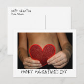 Une autre carte postale sale de Valentine (Devant / Derrière)