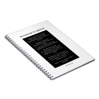 Une autre journée au paradis du carnet noir et bla