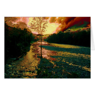 Une autre rivière, un autre coucher du soleil