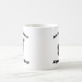 Une aventure ? Alpague mes bagages Mug à café (Centre)