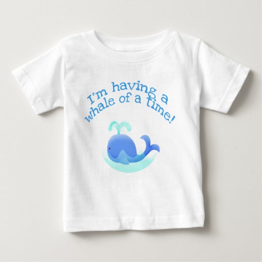 Une baleine d'un moment - T-shirt de bébé de (Devant)