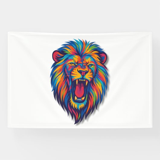 Une bannière de LION PEINT (Horizontal)