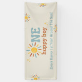 Une Bannière Garçon Heureuse (Vertical)