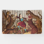 Une bannière PLUS DOCILE de LION de PUISSANCE de (Horizontal)