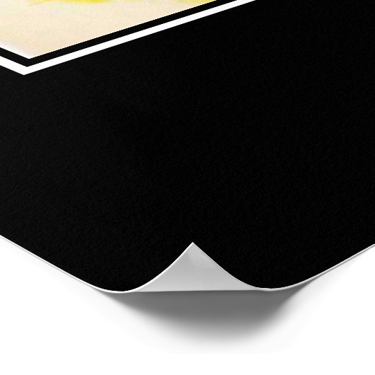 Une belle affiche rétro Vintage (Coin)