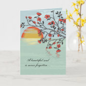 Une belle âme... Cartes de condoléances (Fleur jaune)