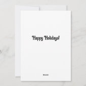 Une Belle Carte De Joyeux Vacances (Dos)