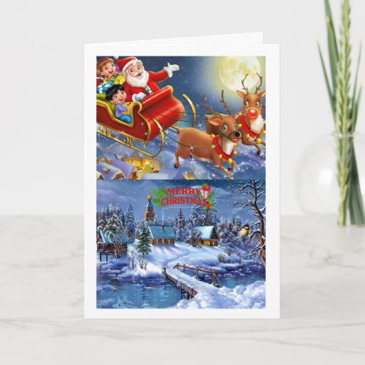 Une belle carte de Noël (Devant)