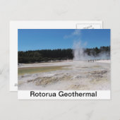 Une belle carte postale de la zone géothermique de (Devant / Derrière)