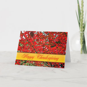 Une belle carte Thanksgiving