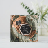 une belle et élégante faire-part de grossesse (Debout devant)