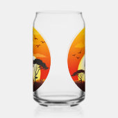 Une belle femme africaine Silhouette sur les solei (Gauche)