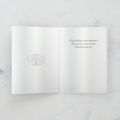 Une belle mariée pour être une carte de félicitati (Intérieur)