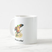 Une Belle Mug De Café À Parrot Peint En 3D À La Ce (Devant gauche)