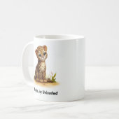 Une Belle Mug De Café D'Ocelot Peint 3D (Devant gauche)