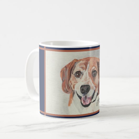 Une Belle Mug Pour Les Amateurs Beagles (Devant gauche)