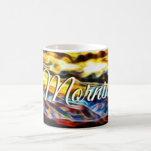 Une belle tasse de café le matin (Centre)