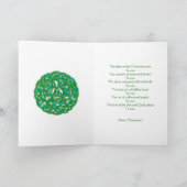 Une Bénédiction de Noël irlandaise... Carte de Noë (Intérieur)