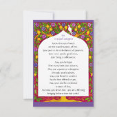 Une bénédiction pour les aidants naturels / carte  (Devant)