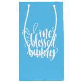 Une Béni Lapin Calligraphie de Pâques | Sac Cadeau (Dos)