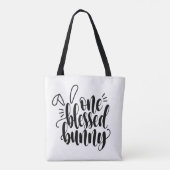 Une Béni Lapin Calligraphie de Pâques | Sac fourre (Dos)