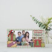 Une bière Joyeux Cartes photos de Noël (Debout devant)