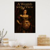 Une bombe avec vue - Poster classique de parodie à (Cuisine)