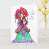 Une bonne carte d'ami… - (Fleur jaune)