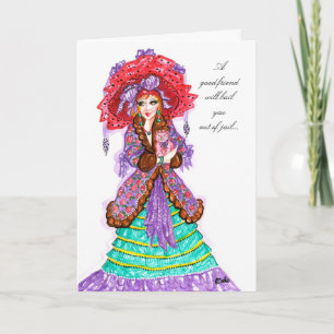 Une bonne carte d'ami… -