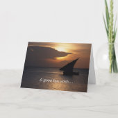 Une bonne carte de voeux pliée (Devant)