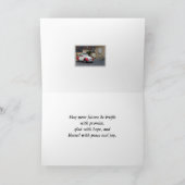 Une bonne carte de voeux pliée (Intérieur)