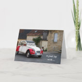 Une bonne carte de voeux pliée (Devant)