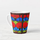 Une Bouée De Couleurs Latte Mug (Angle gauche)