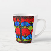 Une Bouée De Couleurs Latte Mug (Droite)